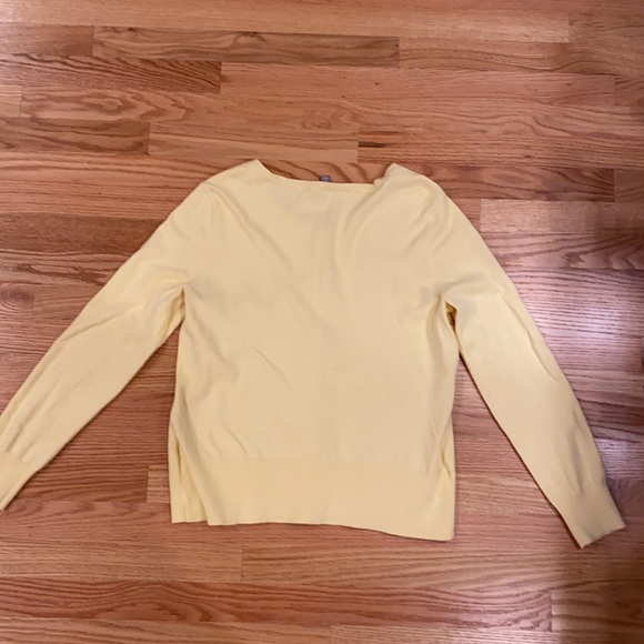 JJill Cardigan Yellow Sweater - Picture 2 of 5